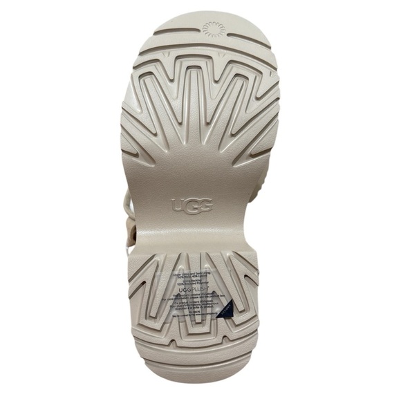 New UGG W Ultra Mini New Heights Sunwave Mustard Seed Boots Sz 8 Neutral Staple - Picture 10 of 10